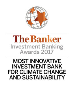 2017 - The Banker - BNP Paribas, Most Innovative Investment Bank for Climate Change and Sustainability (Logo)